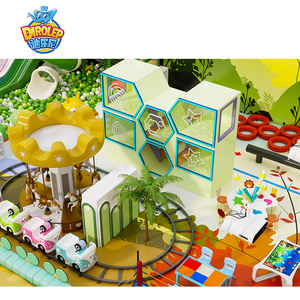 Tùy chỉnh 2000 mét vuông trong nhà Trampoline sân chơi cho trẻ mới biết đi rừng chủ đề trẻ em mềm chơi khu vực với bọt & vật liệu nhựa - Product Image 2