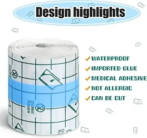 Film barrière étanche Film de tatouage en Pu transparent Bandage de soin de tatouage Film de protection de tatouage étanche - Product Image 6