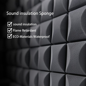 Nuovo isolamento acustico puddy isolamento a prova di schiuma <span class=keywords><strong>pareti</strong></span> acustiche pannello acustico tessuto - Product Image 4