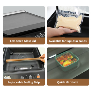 Machine d'emballage alimentaire commerciale compacte OEM DualCore CVS101 pour liquides et cuisson sous vide, idéale pour usage domestique - Product Image 6