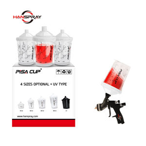 Pistolet de peinture pneumatique jetable HVLP PP 600 ml avec gobelets de mélange pour peinture automobile, pièces et <span class=keywords><strong>accessoires</strong></span> automobiles - Product Image 6