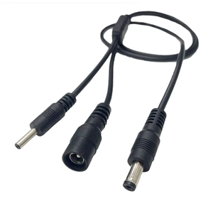 Gleichstrom anschluss 1 bis 2 Stecker Buchse DC5521 2-Wege-Y-Kabelbaugruppe Netzteil Splitter kabel Kabelbaum für CCTV-Kameras - Product Image 2
