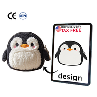 Kawaii personnalisé chaton en peluche porte-monnaie peluche sacs à main jouet fait à la main fabricant chat en peluche portefeuille
