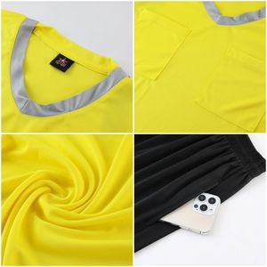Groothandel op maat gemaakte scheidsrechters shirts voor heren, fluitjes, shirtsets, multi-color, ademende scheidsrechter uniformen voor voetbal - Product Image 2