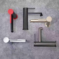Mitigeur d'eau chaude et froide à poignée unique pour articles sanitaires de couleur personnalisée vasque de salle de bain à bas prix robinet de lavabo en acier inoxydable