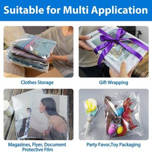 Sacs inviolables autocollants en PE avec trou d'avertissement, imprimés en héliogravure, personnalisables pour chaussures, vêtements, électronique, vente en gros - Product Image 4