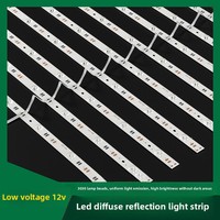 Design moderne 12V pour l'ingénierie Bande LED en aluminium Film souple Boîte à lumière Plafond Réfléchissant diffus IP65 Étanche Dimmable