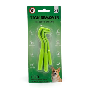 Kit de suppression des tiques 3-en-1 en gros et outil de retrait pour chiens, chats, humains, chevaux – Extracteur de tiques sûr pour animaux de compagnie avec poignée ergonomique - Product Image 6