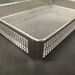 Cesta de Almacenamiento de Alimentos de Acero Inoxidable, Organizador de Cocina, Escurridor de Frutas y Verduras, Cesta de Malla Metálica para Restaurante - Product Image 4