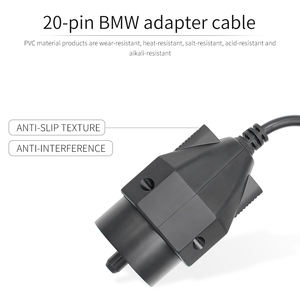 Cable adaptador de 20 pines a OBD2 para interfaz de diagnóstico INPA K-Line con <span class=keywords><strong>Autocom</strong></span> para Escáner de código de motor BMW E39 E38 E53 - Product Image 2
