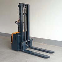 Chariot élévateur à palettes électrique autoporté 1,5 tonne (1500 kg) – Transpalette semi-électrique pour manutention en entrepôt CDD