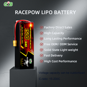 סוללת ליתיום פולימר נטענת בעלת קצב פריקה גבוה 25C-30C-60C-100C 1300mah 1500mah 3S 4S 6S 7.4V <span class=keywords><strong>11.1V</strong></span> 14.8V 22.2V 22.2v - Product Image 2