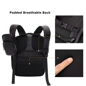 Professional Large Capacity <b>Camera</b> <b>Backpack</b> Case Waterproof Multifunctional Photography Bag Zipper Closure - Product Image 5