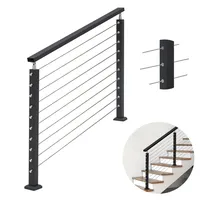 HIMOWAY - Garde-corps de balcon en acier inoxydable le plus vendu - Conception de balustrade - Accessoires de garde-corps - Garde-corps à câbles