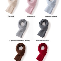 Écharpe d'hiver tricotée pour femme, couleur unie, protection du cou, châle moyen, décontracté, polyvalent, vente en gros directe d'usine LIBO