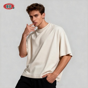 Camisetas al por Mayor de Fabricantes, Camisetas Vintage Lavadas Premium, Estilo Holgado, Manga Corta, Camisetas Esenciales para Hombre - Product Image 2