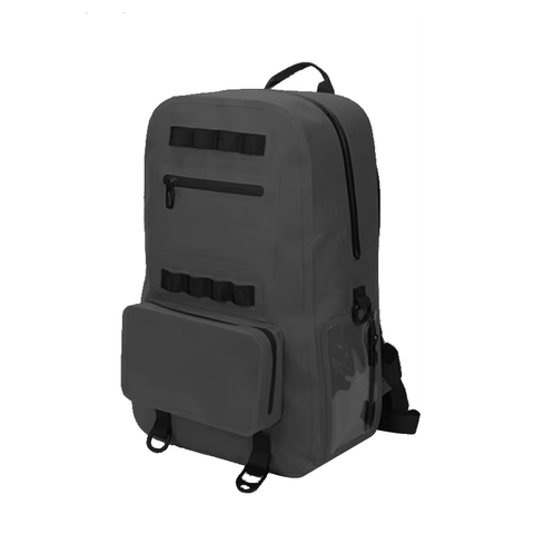 OEM ODM Outdoor Fishermen Sling Bag Eco-Friendly TPU Waterproof Fly Fishing Tackle Bag Backpack