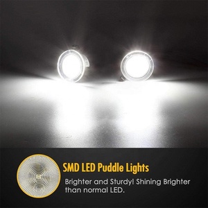 Gruppo Luci LED Sottoporta per Specchietto Retrovisore, Luce Bianca di Ricambio per Ford Expedition F-150 2003-2018 - Product Image 3