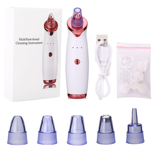 5 Head Pore Cleanser Vacuum Electric Suction Facial Comedo Acne Remover <b>Extractor</b> Tool Kit Pore Vacuum Blackhead Remover - Product Image 2