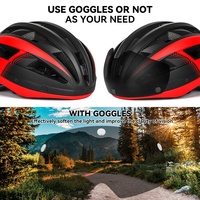 VICTGOAL-Casque de vélo adulte avec pare-soleil pour homme et femme