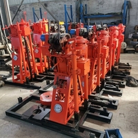 Foreuse sur chenilles 50Y, profondeur 50m, portable, moteur diesel hydraulique, multifonctionnelle, pour exploration géologique et prélèvement de sols