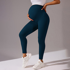 Pantaloni Lifting per l'abbigliamento <span class=keywords><strong>premaman</strong></span> traspirante a vita alta con supporto per la schiena <span class=keywords><strong>collant</strong></span> Ultra elasticizzati in Spandex/Nylon - Product Image 6