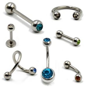 316L Surgical Stainless Steel Labret Body Jewelry Long Clear Crystal <strong>Monroe</strong> Piercing Balls <strong>Lip</strong> Bar <strong>Ring</strong> Wedding Pearl - Product Image 2