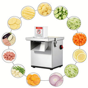 Máquina de Corte de Precisión Comercial Henan, Motorizada, para Procesamiento de Patatas, Verduras y Frutas para Restaurantes Gourmet - Product Image 1