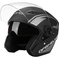 Casque demi-visage ZoomLon, prix de gros d'usine, double visière, logo personnalisé, couleurs, casque de moto