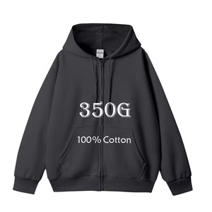 <span class=keywords><strong>Felpa</strong></span> con Cappuccio Oversize da Uomo Streetwear 350G, Taglia Grande, Personalizzabile con Logo Ricamato o Stampato, Tessuto Personalizzato - Product Image 1