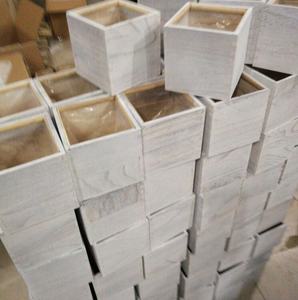 Pot <span class=keywords><strong>de</strong></span> fleurs en <span class=keywords><strong>bois</strong></span> naturel fait à la main, boîte <span class=keywords><strong>de</strong></span> plantation - Product Image 4