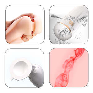 <span class=keywords><strong>Masturbateur</strong></span> vibrant à succion avec vagin artificiel et jouet anal rechargeable par USB, jouet sexuel masculin (marque OEM) - Product Image 4