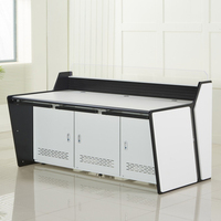 Console multimédia modulaire bon marché Salle de commande Table de bureau commercial Console de contrôle de guidage du trafic