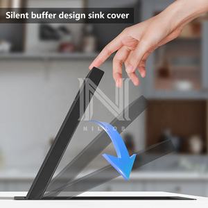 4542 nuova tecnologia singolo Nano nero nascosto digitale intelligente lavello da <span class=keywords><strong>cucina</strong></span> 45x42cm fatto a mano compatibilità lavastoviglie Undermount - Product Image 3