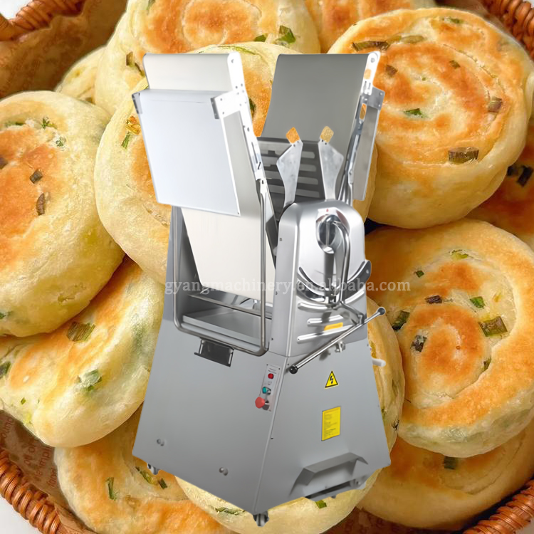 GYANG Food Grade 304 Stainless Steel Puff Pastry Dough Sheet Machine Bread Dough Sheeter for Crisp Pastry Baking