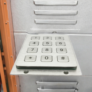 Waterproof Digital Matrix Numeric <strong>Access</strong> <strong>Control</strong> System Stainless Steel Silver Door Entry <strong>Keypad</strong> with USB/PS/<strong>2</strong> Interface - Product Image 1