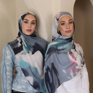Nuevo Hijab Modal estampado VELA acepta chal de algodón de viscosa personalizado para mujeres musulmanas bufanda HIjab 2025 - Product Image 2