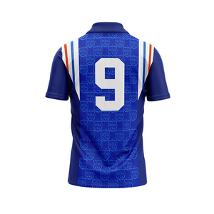 ชุดฟุตบอลแบบเรโทรทรงสลิมฟิต แห้งเร็ว ผลิตจากโพลีเอสเตอร์ ชุดแข่งฟุตบอลครบชุด - Product Image 2