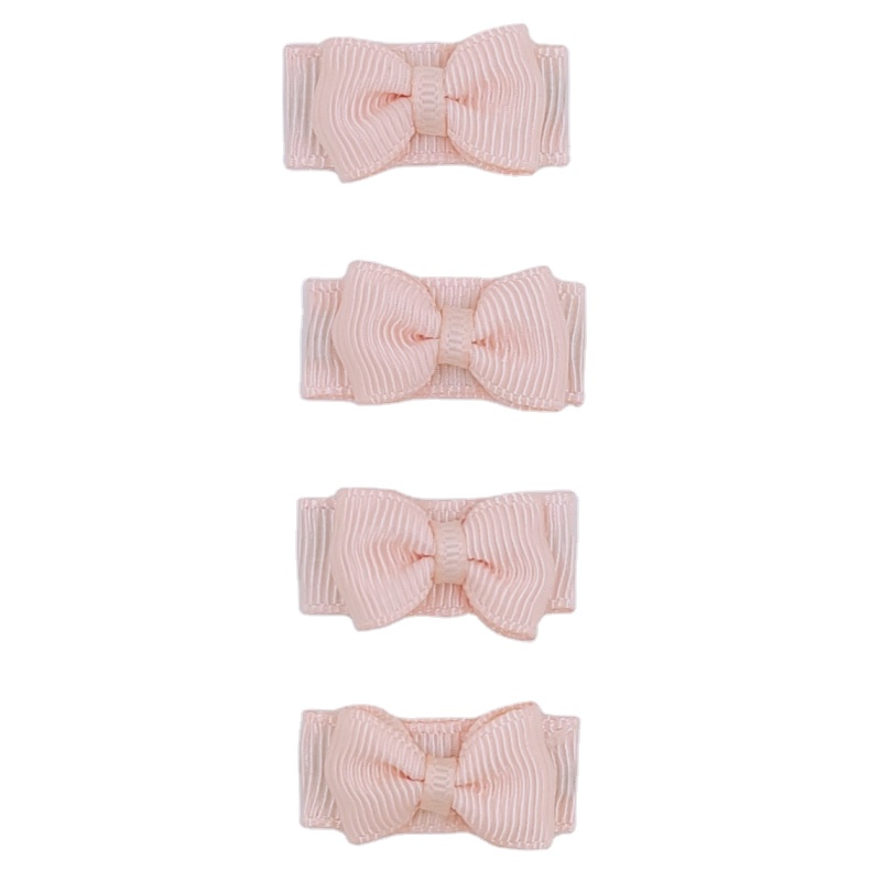 Neugeborene Baby Snap Haars pangen Tiny Bow rutsch feste Haars pangen für Säugling feines Haar Mini Bow Girl