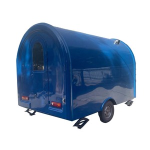 Remolque de comida barato totalmente equipado calle móvil camión de comida carrito de viaje <span class=keywords><strong>camping</strong></span> Camper remolque furgoneta bicicleta - Product Image 5