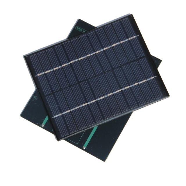 Custom 12V 2W Polycrystalline Solar Panel Small Solar Cell for Garden Lighting System 136*110MM Solar Energy Power