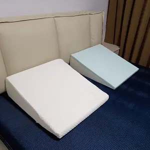 New Arrival Size And Fabric Customized Elevated Support Memory Foam Bed Wedge Pillow
