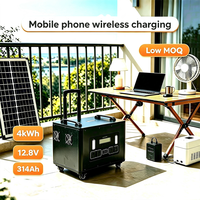 Nouvelle Centrale Électrique Solaire Portable au Lithium 4KWh 3000W – Générateur Solaire à Vendre, Batteries Externes, Centrale Électrique Solaire