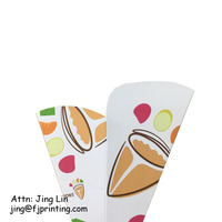Support d'emballage de qualité alimentaire, pour papier kraft blanc, boite de présentation, Tortilla, pastilles à bulles, gaufrier, 1 pièce