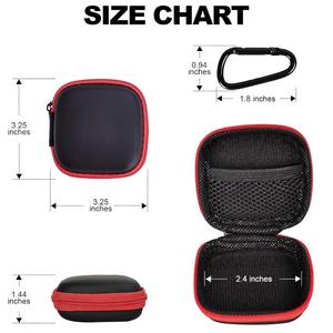 Personalized Cool Gadget Data Cable <b>Storage</b> <b>Box</b> Shockproof Earphone Cases Promotional Custom Eva case Zipper Bag with logo - Product Image 4