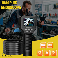 Mini caméra KERUI 2,4 pouces IPS 1080P, caméra d'inspection portable, micro-caméra pour moteur, IP67, 2600 mAh, câble rigide, endoscope pour tuyaux et égouts