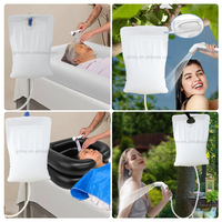 Sac à eau portable douche accessoire de baignoire gonflable sac de douche de voyage pour une utilisation en extérieur