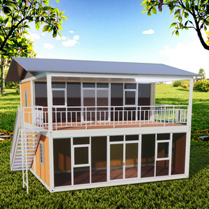 Poubelle en acier <span class=keywords><strong>240L</strong></span> Matériau métallique pour mobilier d'extérieur Abri de jardin étanche et résistant aux UV avec quatre portes - Product Image 6