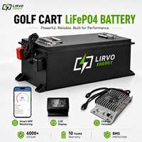 Kit de batterie au lithium 48V en gros pour voiturette de golf, batterie au lithium 72V 100Ah/200Ah pour voiturette de golf électrique, réponse rapide pour voiturette de club