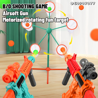 Pistolet à balles molles en mousse pour l'intérieur Vente en gros électrique Rotation Moulin à vent Cible enfants Jeu de tir Machine à balles molles électrique